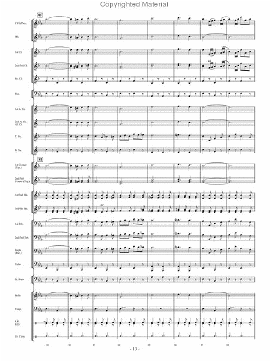 Our Director Concert Band scores gallery preview page 12