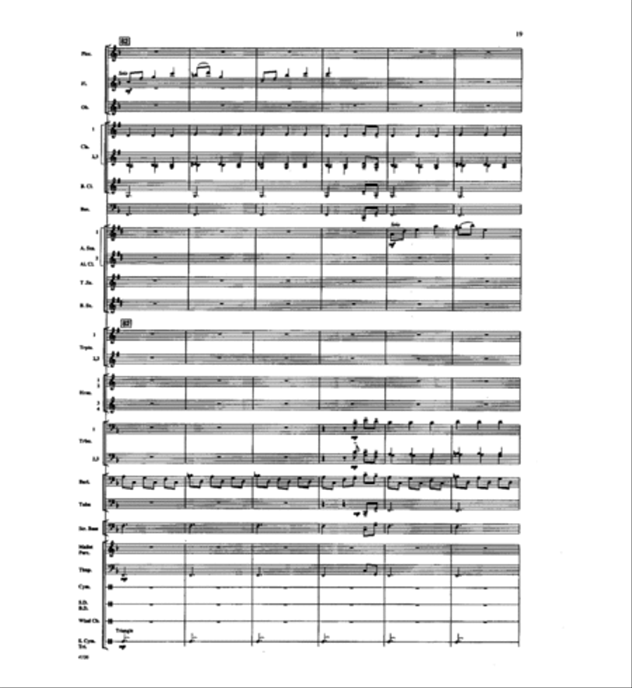 Of A Distant Star Concert Band scores gallery preview page 18