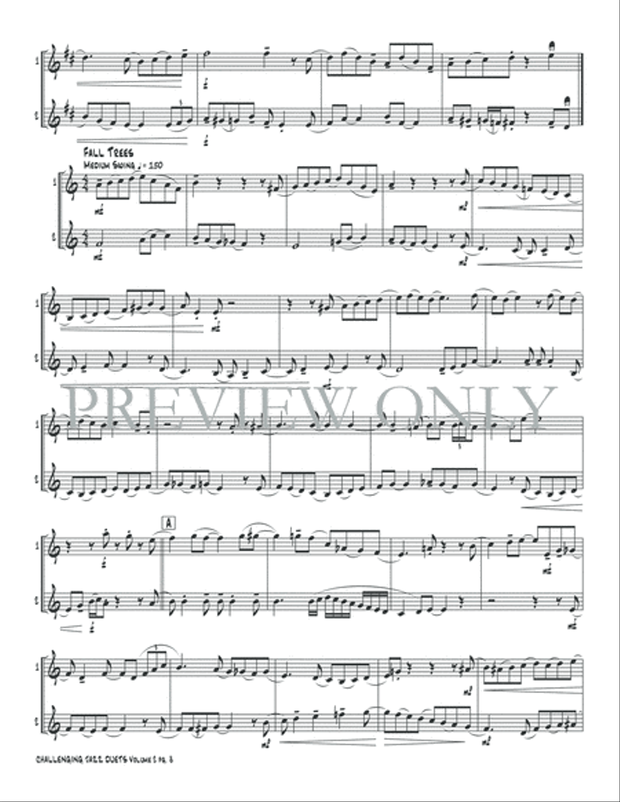 Challenging Jazz Duets, Volume 2 Small Ensemble scores gallery preview page 10