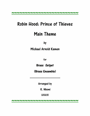 Robin Hood: Prince Of Thieves Main Theme