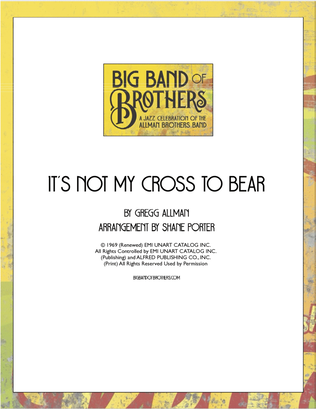 Book cover for It's Not My Cross To Bear
