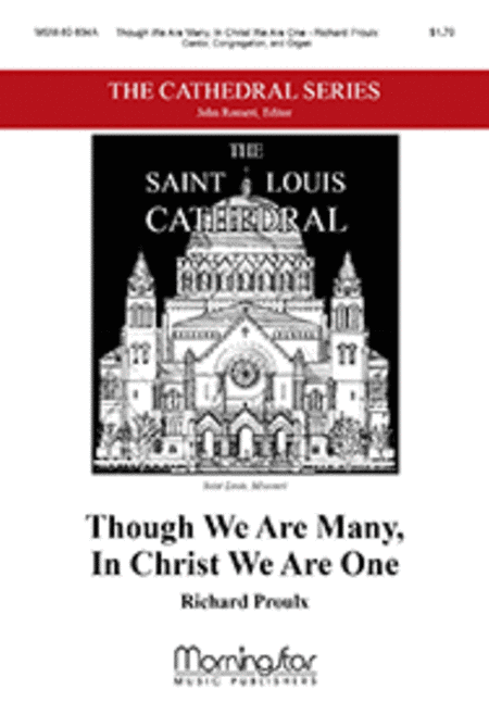 Though We Are Many, In Christ We Are One (Cantor/Congregational Score)