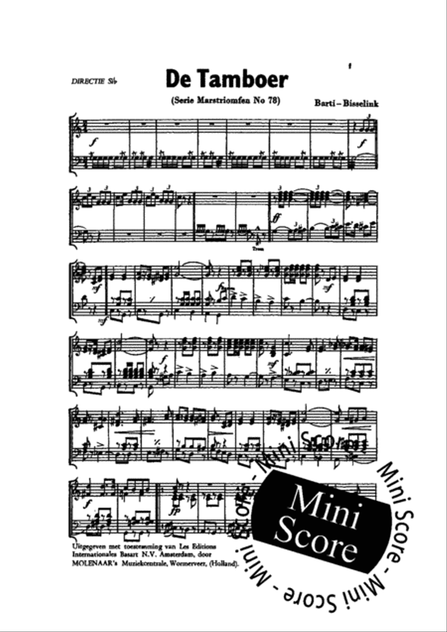 De Tamboer De Tamboer Fanfare Band scores gallery preview page 4