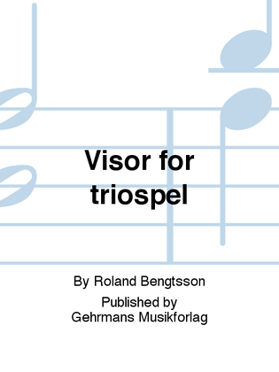 Book cover for Visor for triospel
