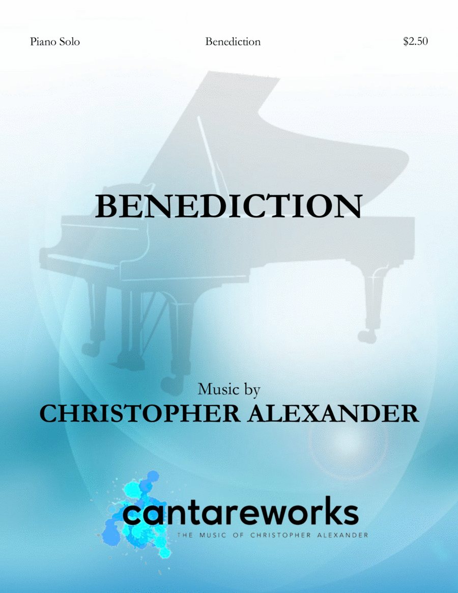 Benediction Piano Solo scores gallery preview page 1