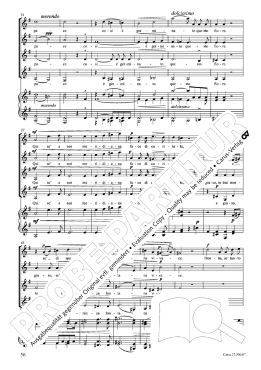 Quattro pezzi sacri Orchestra scores gallery preview page 57