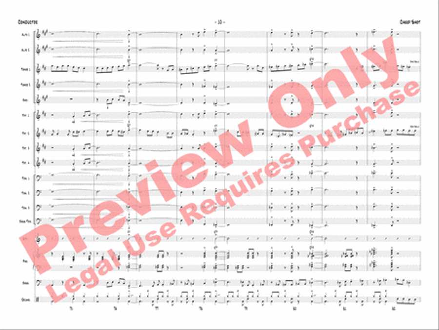 Cheep Shot Jazz Ensemble scores gallery preview page 13