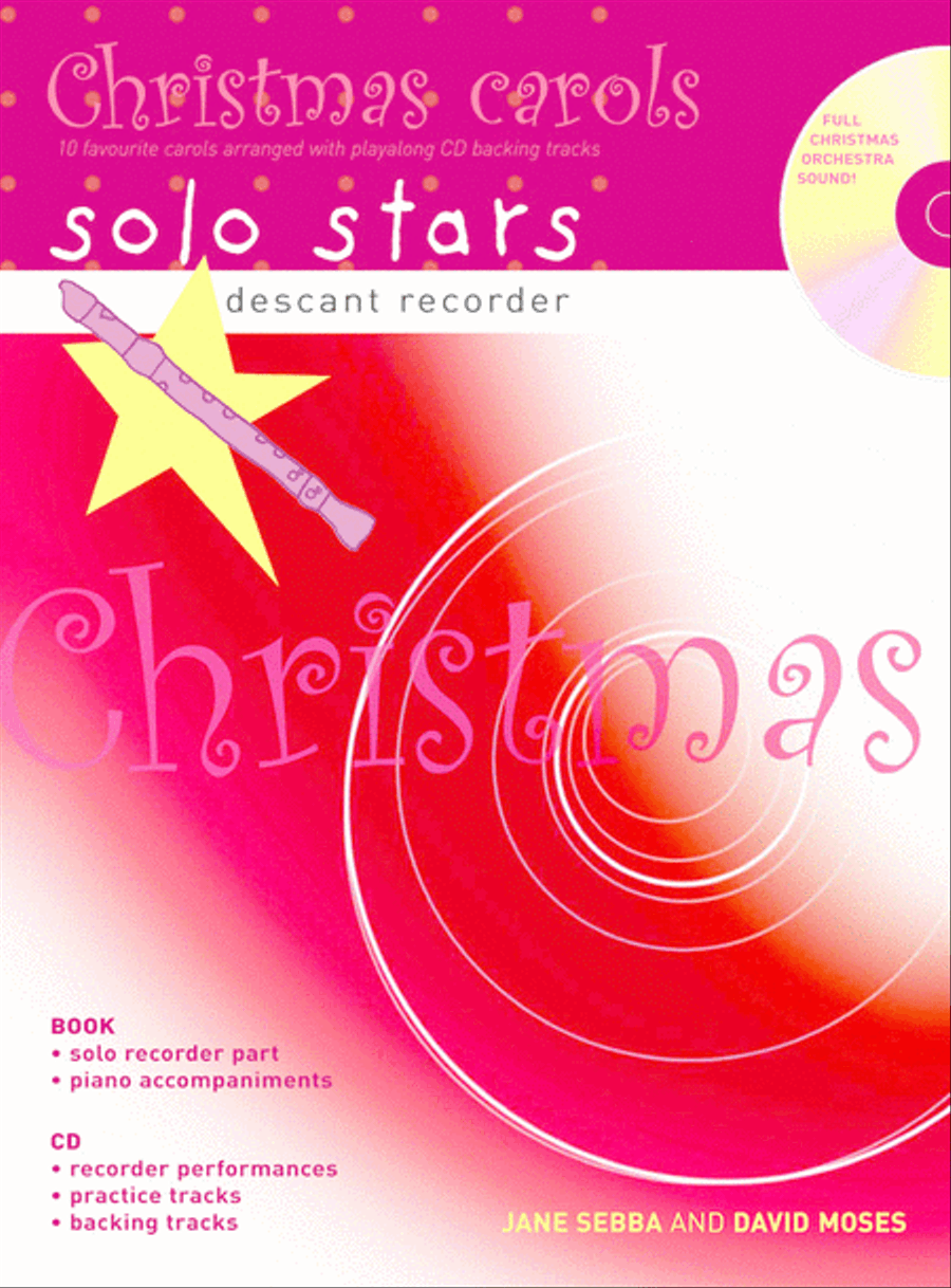 Christmas Carols Solo Stars Recorder scores gallery preview page 1