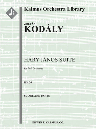 Book cover for Hary Janos Suite, IZK 26