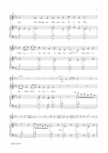 Christ, Be My Leader (Downloadable Choral Score)