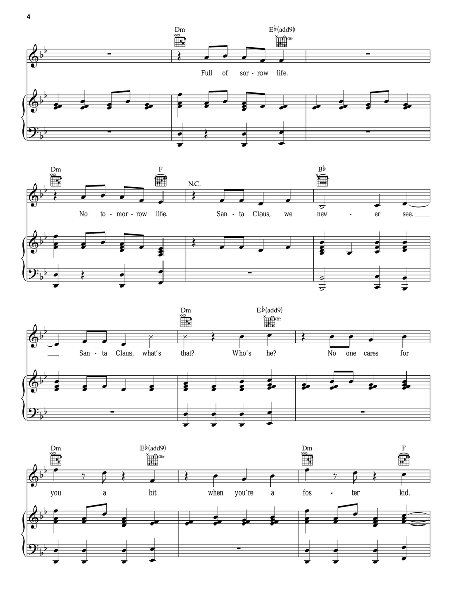 It's The Hard-Knock Life Guitar scores gallery preview page 4