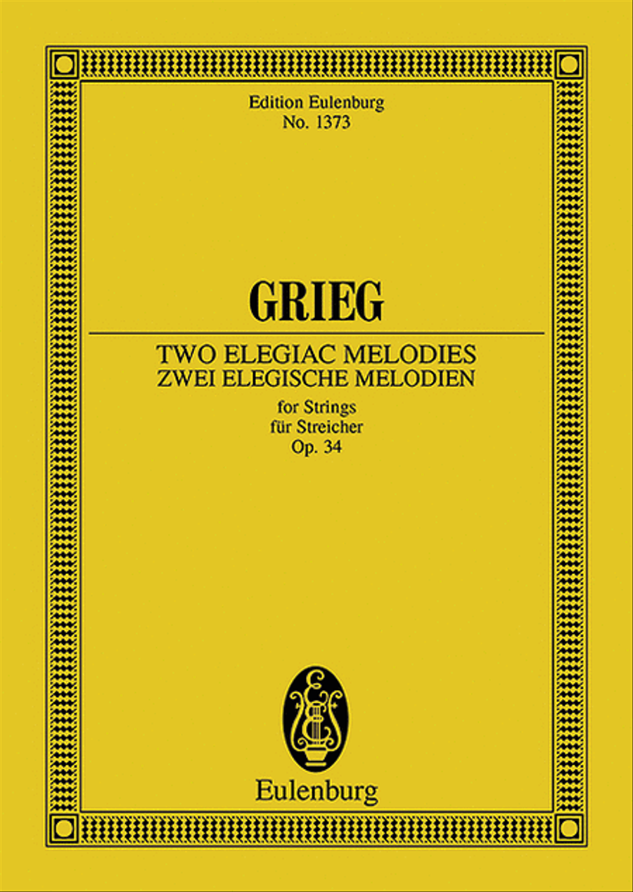 2 elegiac Melodies Miniature Score scores gallery preview page 1