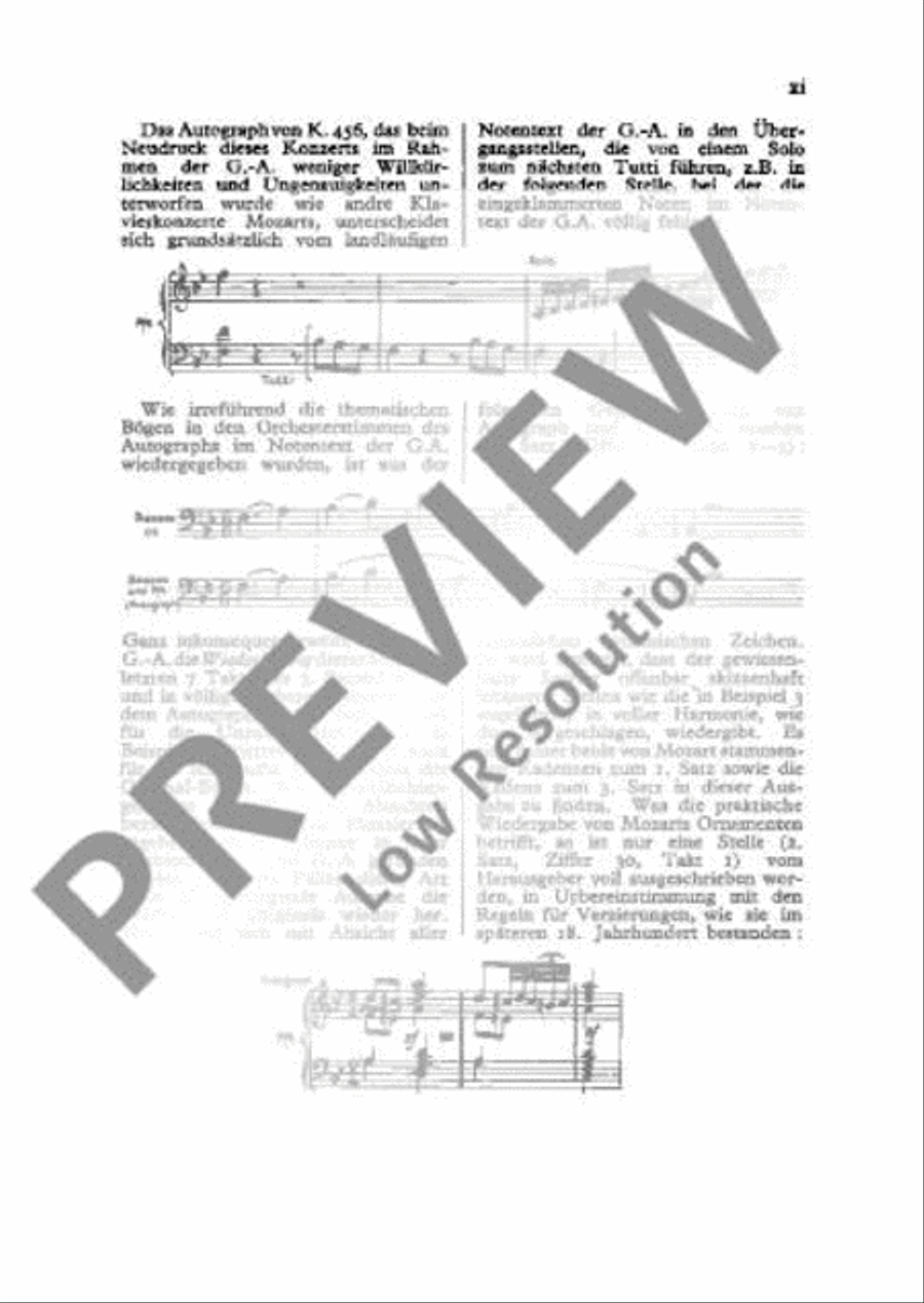 Concerto No. 18 Bb major Orchestra scores gallery preview page 12