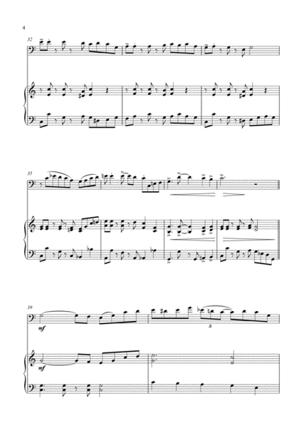 Battle Hymn of the Republic - a Jazz Arrangement - for Trombone and Piano image number null