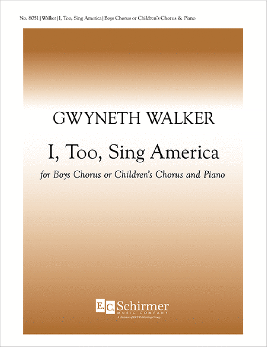 I, Too, Sing America Children's Choir scores gallery preview page 1
