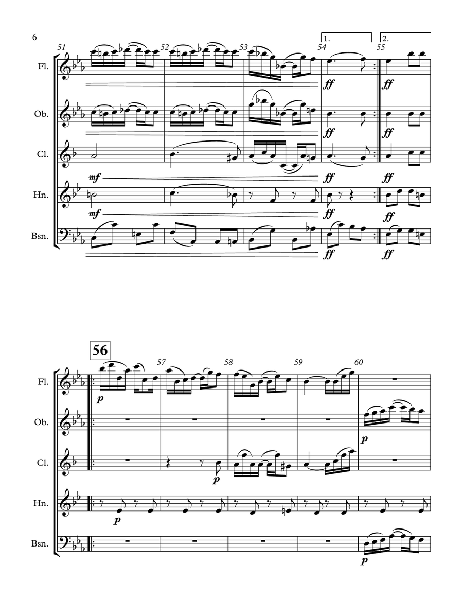 The Nonpareil - for woodwind quintet The Nonpareil - for woodwind quintet Woodwind Quintet scores gallery preview page 6