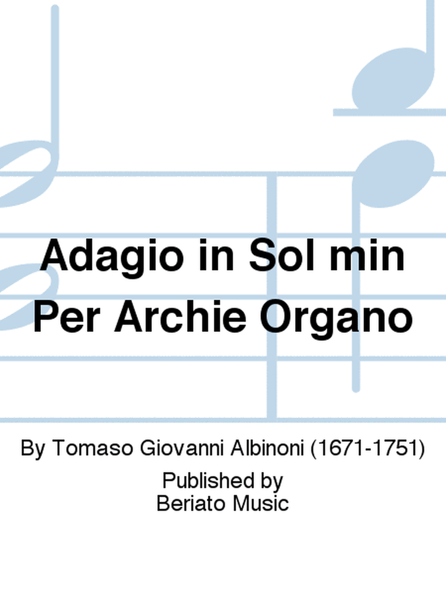 Adagio in Sol min Per Archie Organo