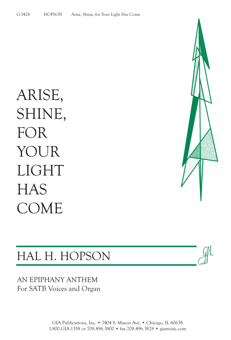Arise, Shine, for Your Light Has Come 4-Part scores gallery preview page 1
