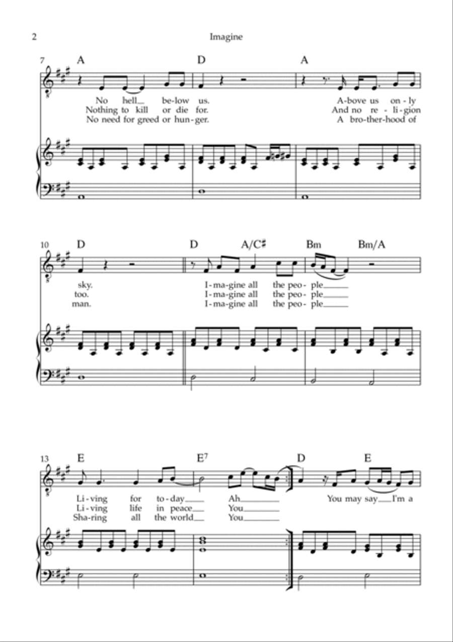 Imagine Imagine Voice scores gallery preview page 2