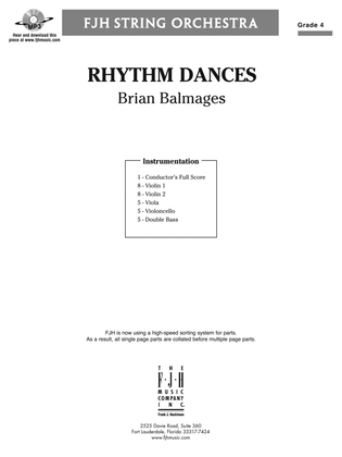 Book cover for Rhythm Dances: Score
