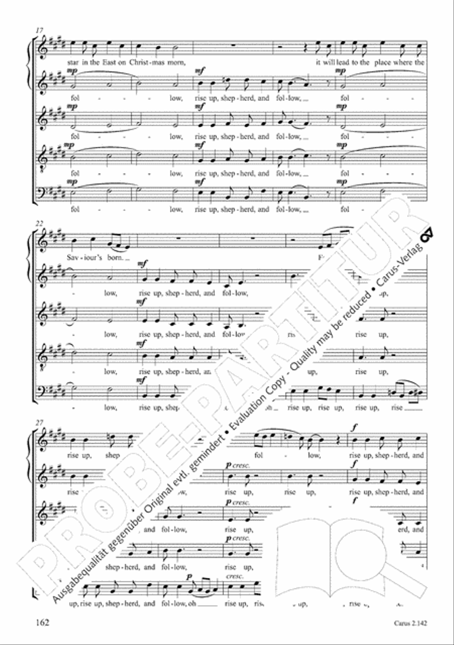 Christmas Carols of the World. Choral collection 4-Part scores gallery preview page 132
