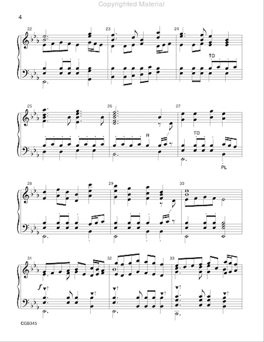 Tyrolese Carol Handbell Choir scores gallery preview page 4