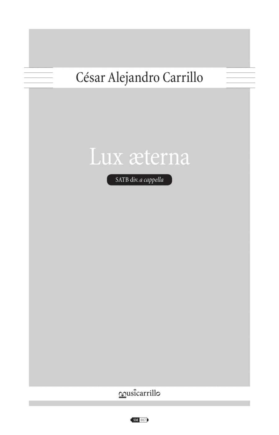 Lux aeterna Divisi scores gallery preview page 1