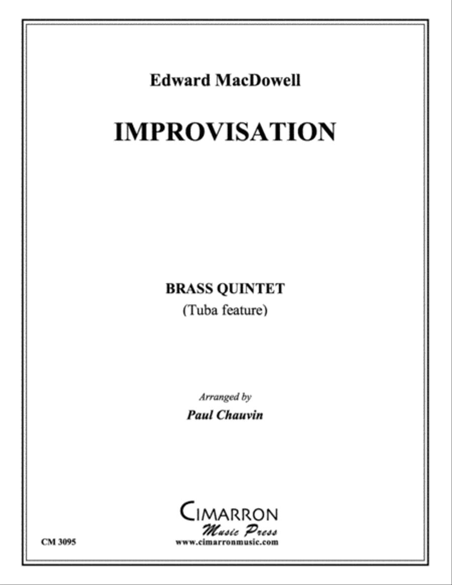 Improvisation Brass Quintet scores gallery preview page 1