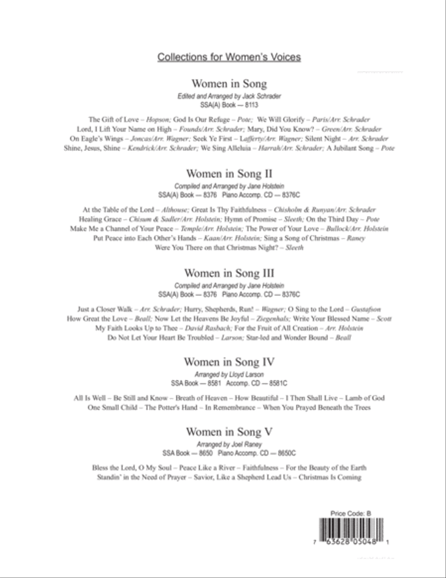The Gift of Love Women's Choir scores gallery preview page 8