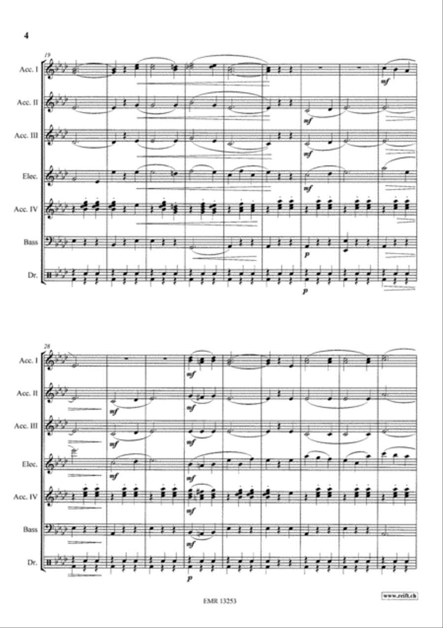 Les Cloches du Hameau Accordion scores gallery preview page 4