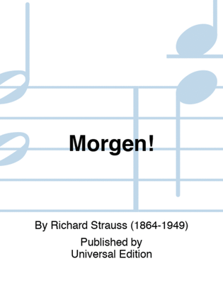 Book cover for Morgen!