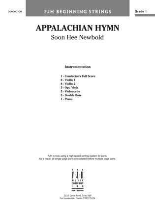 Book cover for Appalachian Hymn: Score