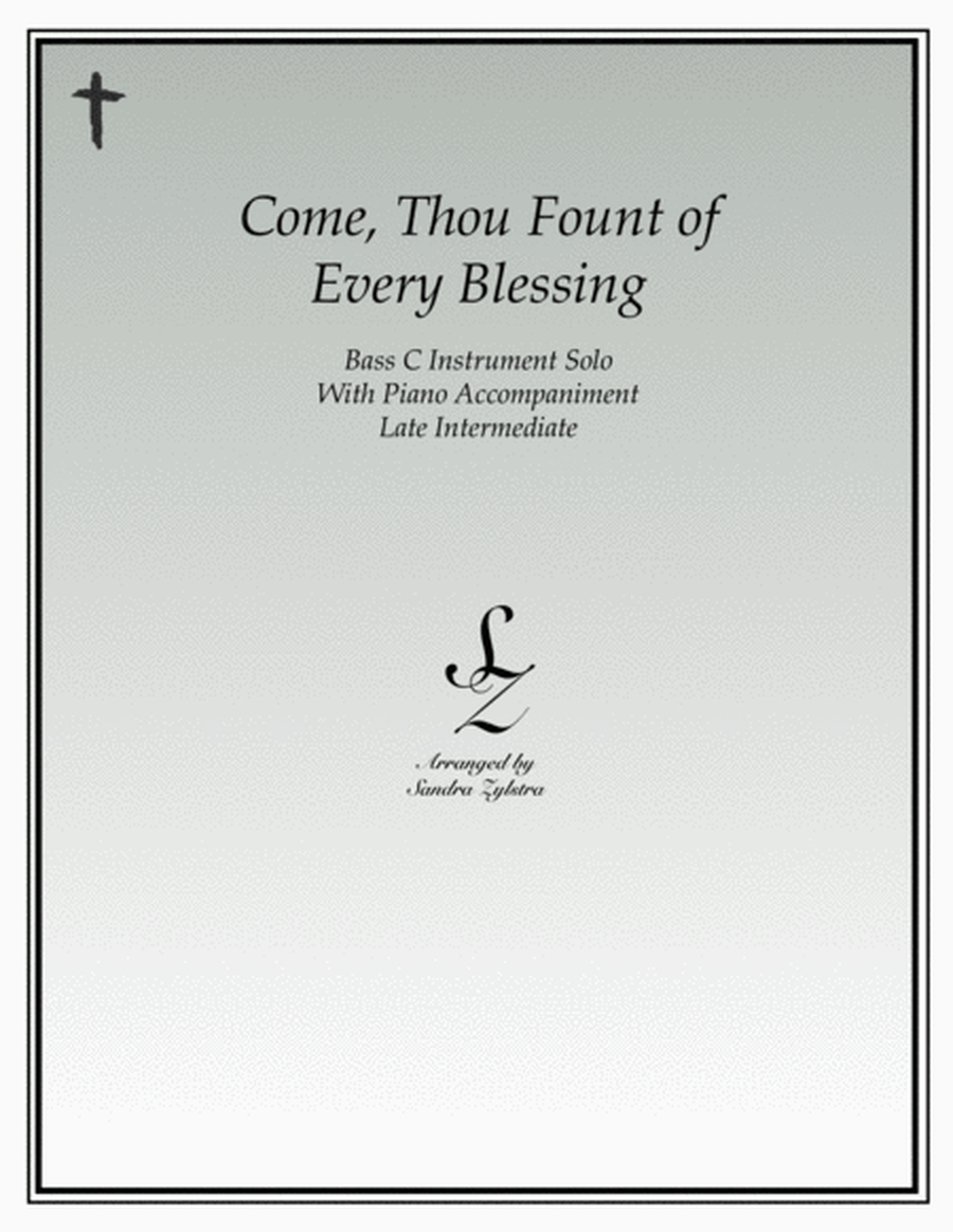 Come, Thou Fount of Every Blessing (bass C instrument solo) image number null