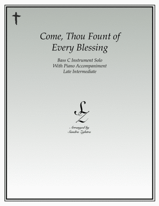 Come, Thou Fount of Every Blessing (bass C instrument solo)