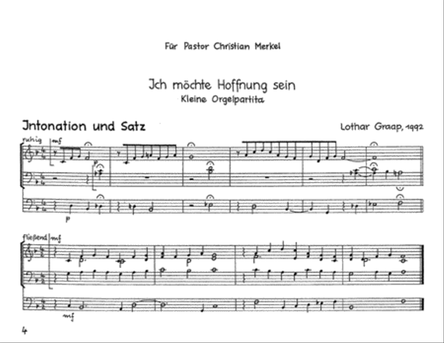 Two Organ Works (Zwei Orgelstucke) Organ scores gallery preview page 1