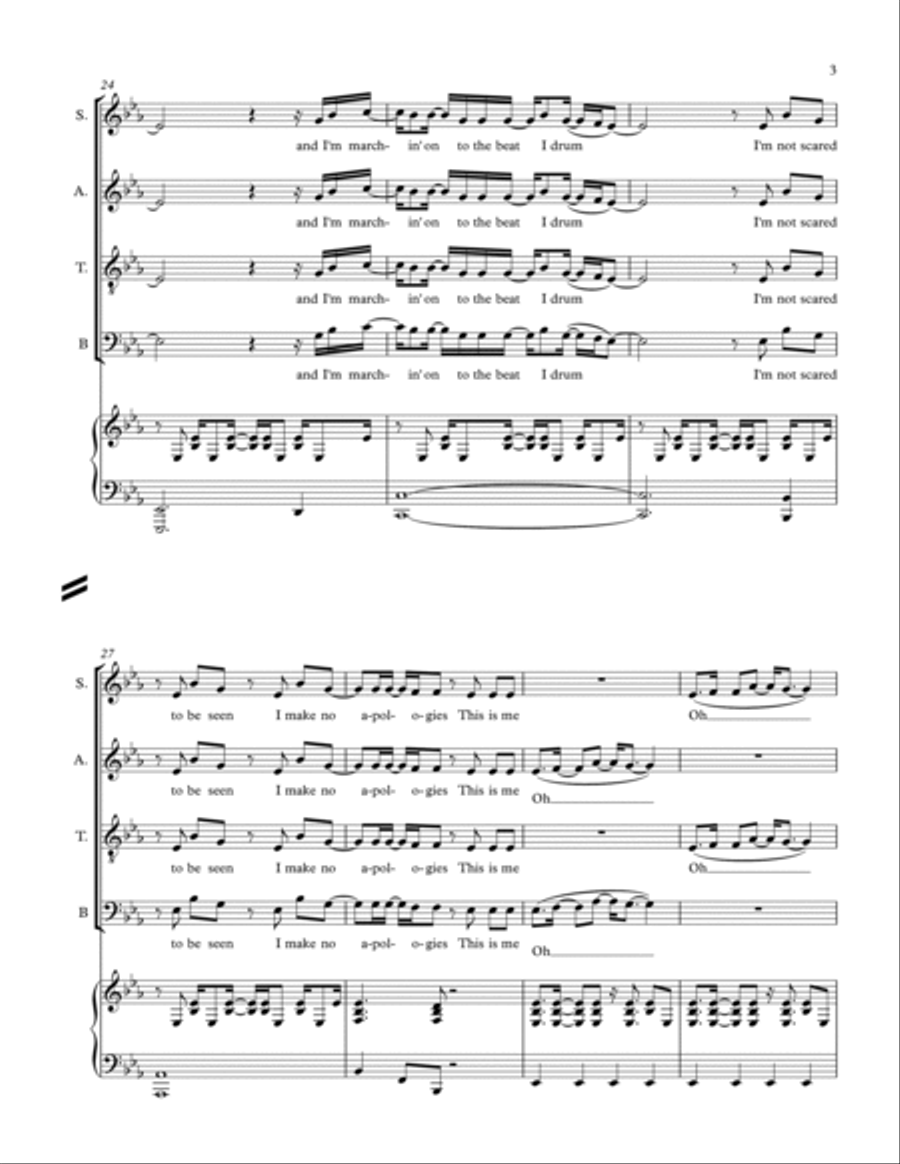 This Is Me Divisi scores gallery preview page 3