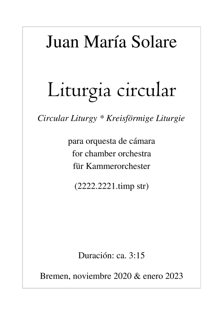 Liturgia circular [orchestra] image number null