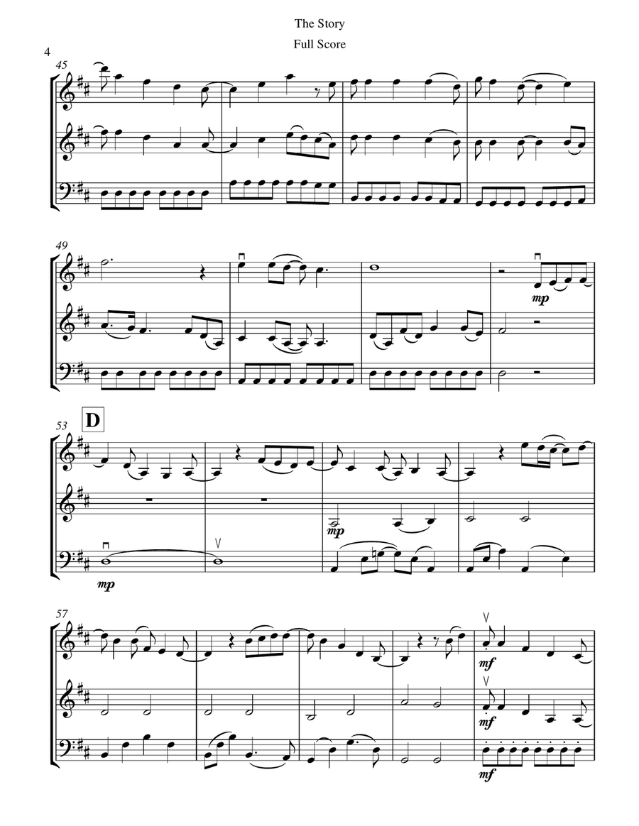 The Story String Trio scores gallery preview page 5