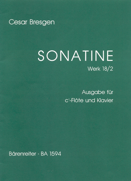 Sonatine for Recorder and Piano F major op. 18/2