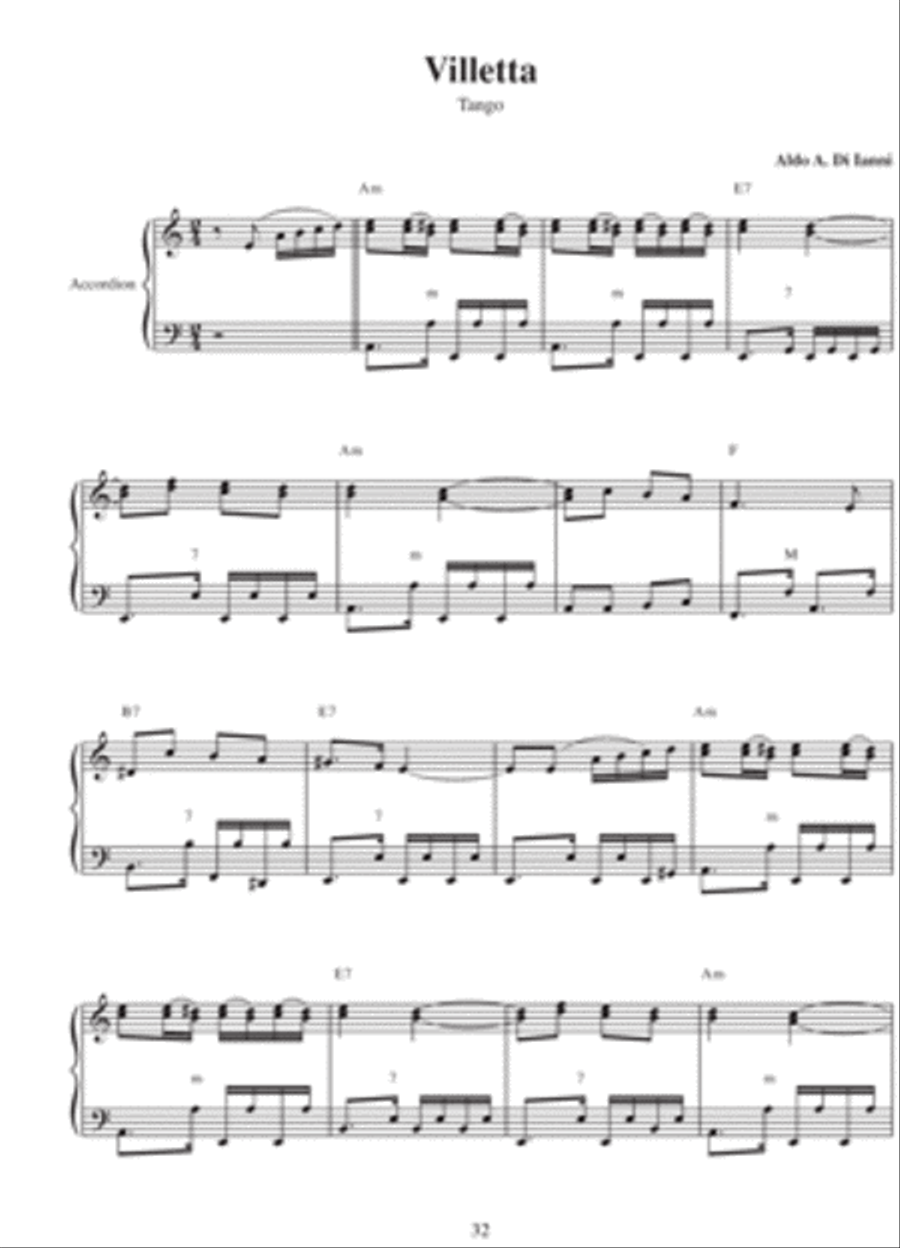 Italian Folk Dances for Accordion Accordion scores gallery preview page 4