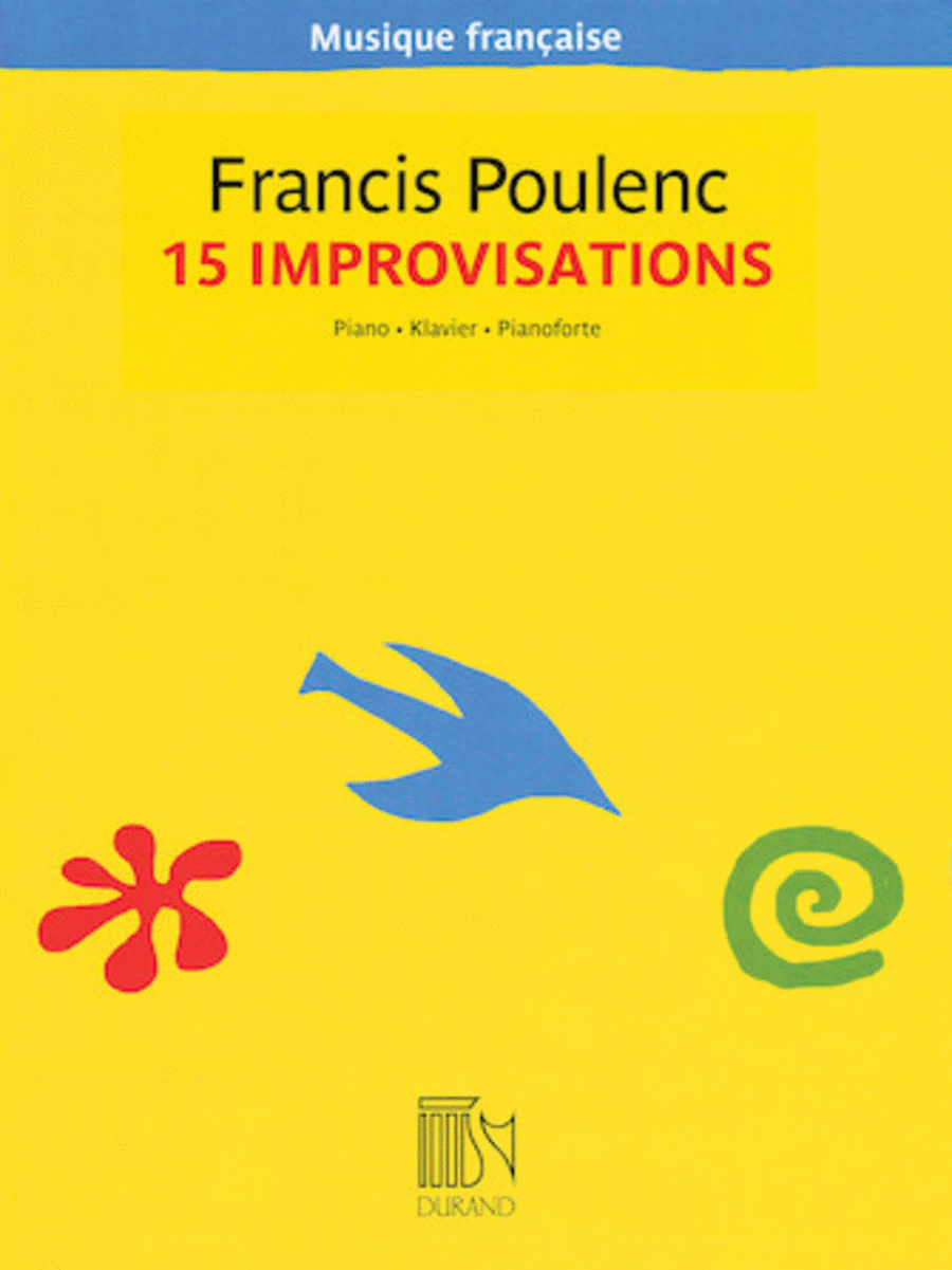 15 Improvisations – Musique française series Piano Solo scores gallery preview page 1
