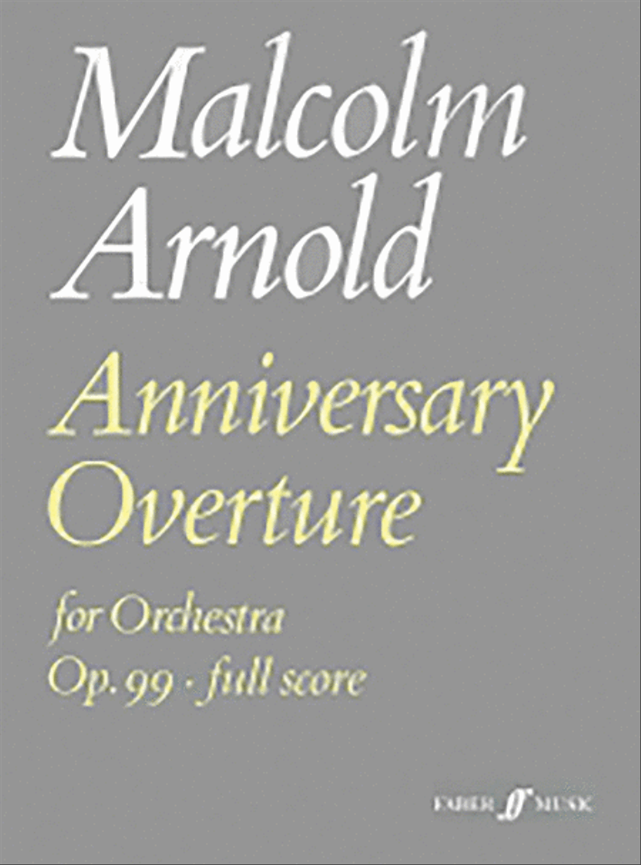 Anniversary Overture Full Orchestra scores gallery preview page 1