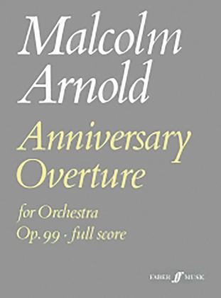Book cover for Anniversary Overture