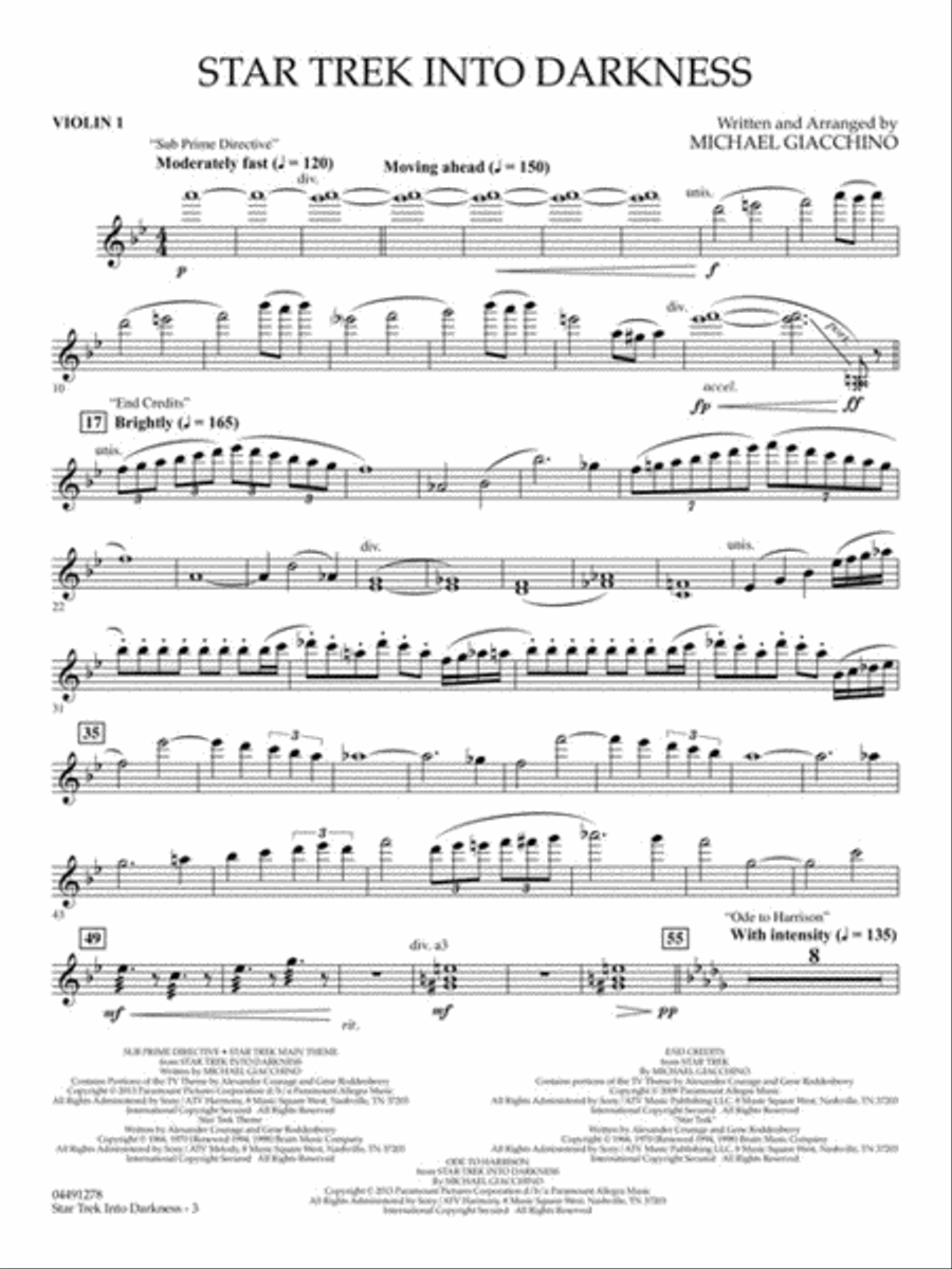 Star Trek Into Darkness Choir scores gallery preview page 10