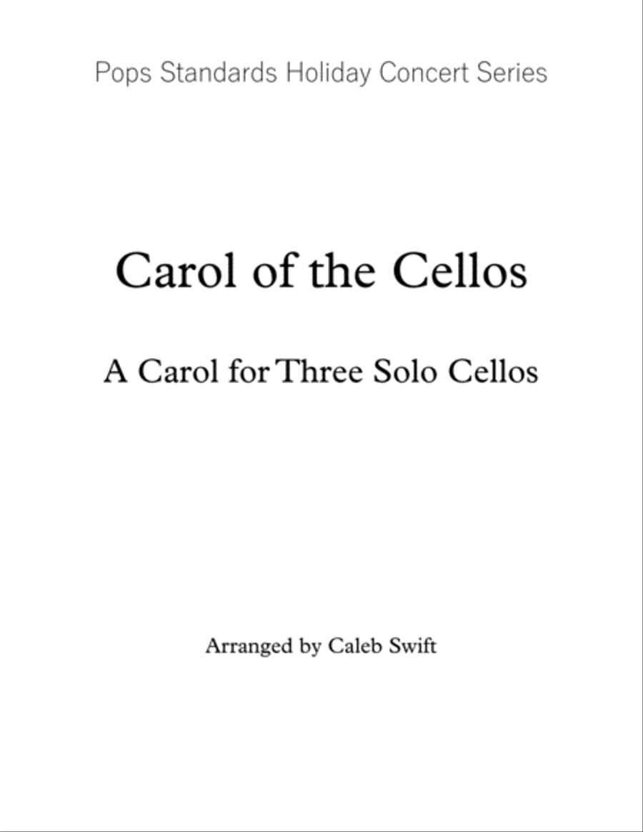 Carol of the Cellos String Trio scores gallery preview page 2