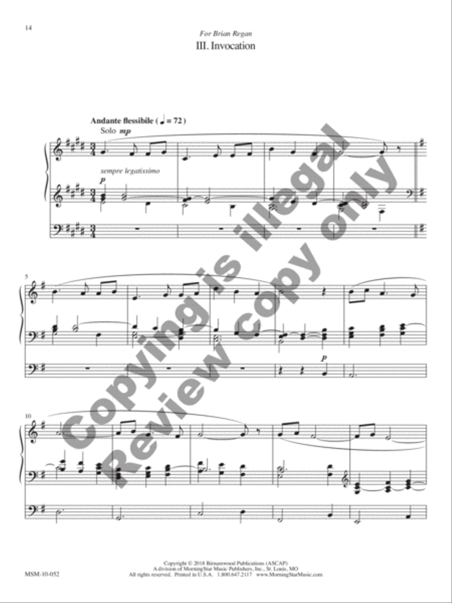 Melodic Suite Melodic Suite Organ scores gallery preview page 5