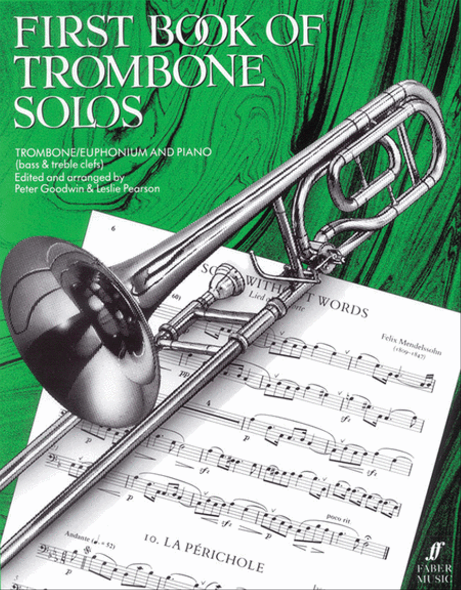 First Book of Trombone Solos Baritone Horn scores gallery preview page 1