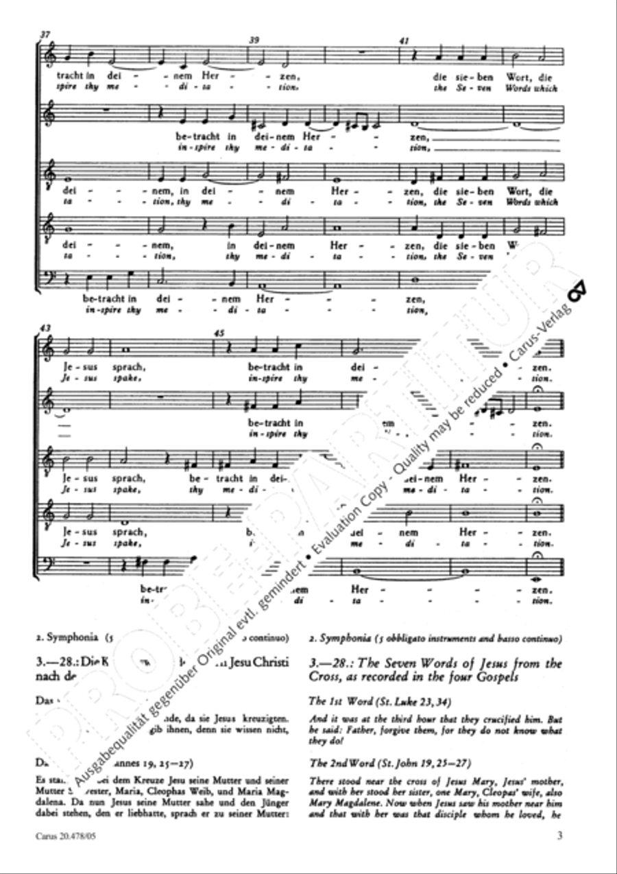 The seven last words from the cross SATTB scores gallery preview page 4