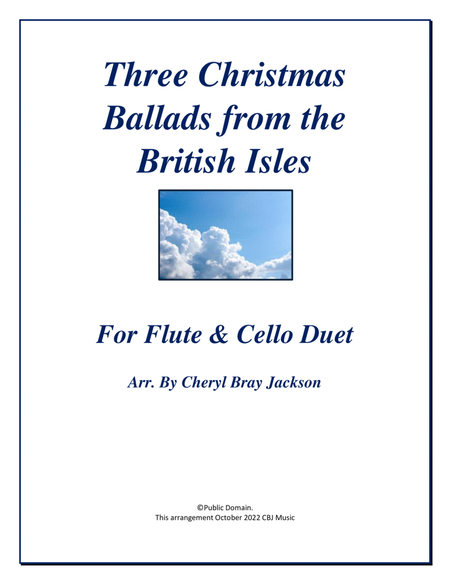 Three Christmas Ballads from the British Isles image number null
