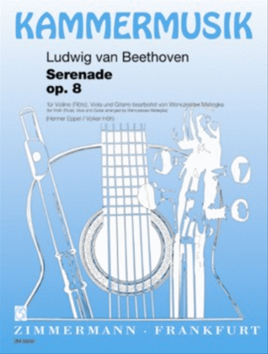 Serenade Op. 8 Flute scores gallery preview page 1